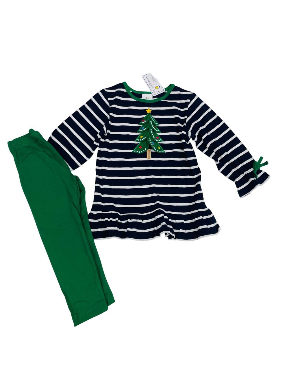 NWT Florence Eiseman Size 5 Knit Set with Christmas Tree